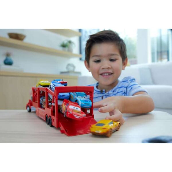 Disney And Pixar Cars Mack Hauler Truck With Ramp, 13-Inch HDN03 - Image 2