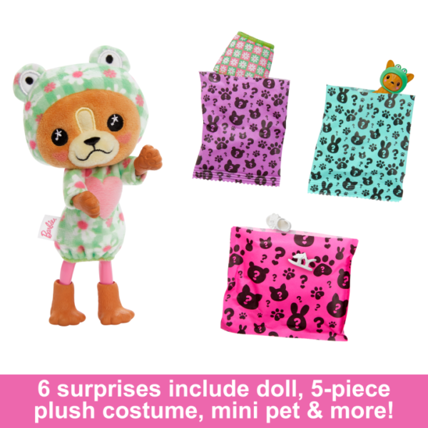 Barbie Cutie Reveal Costume-themed Series Chelsea Small Doll & Accessories HRK29 - Image 3