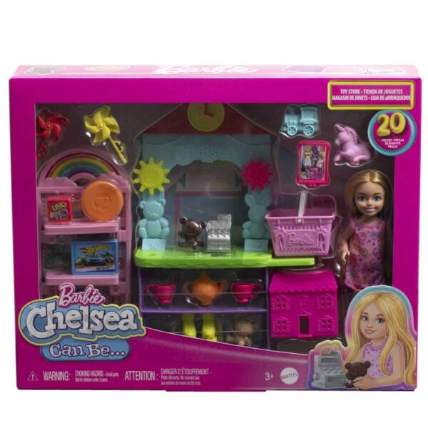 Barbie Chelsea Can Be… Toy Store Playset With Small Blonde Doll, Shop Furniture & 15 Accessories HNY59 - Image 5