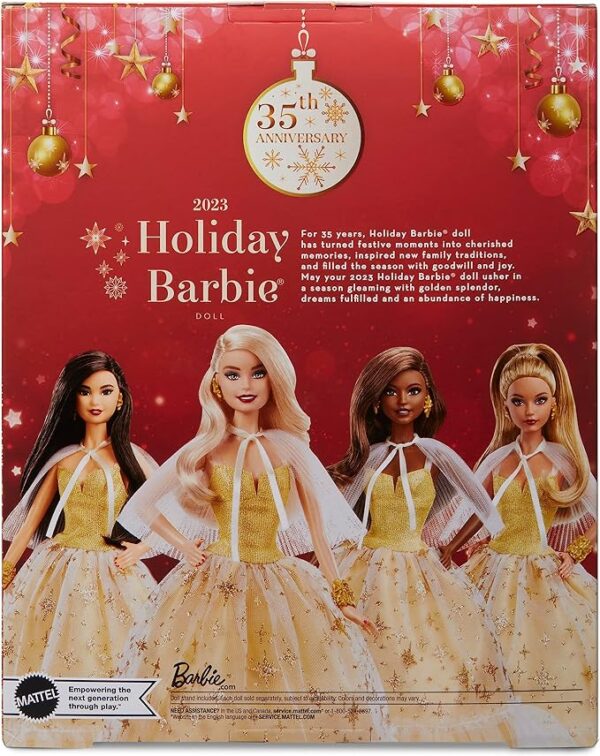 Barbie 2023 Holiday Doll HJX04 - Image 6