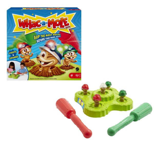 Whac-A-Mole Kids Arcade Game With Mallets & Lights & Sounds For 4 Year Olds & Up GYN50