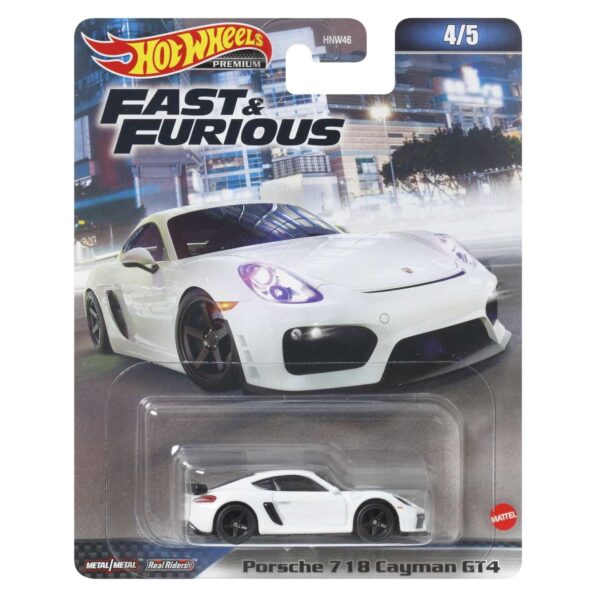 Hot Wheels Cars, Premium Fast & Furious Car for Adult Collectors HNW46