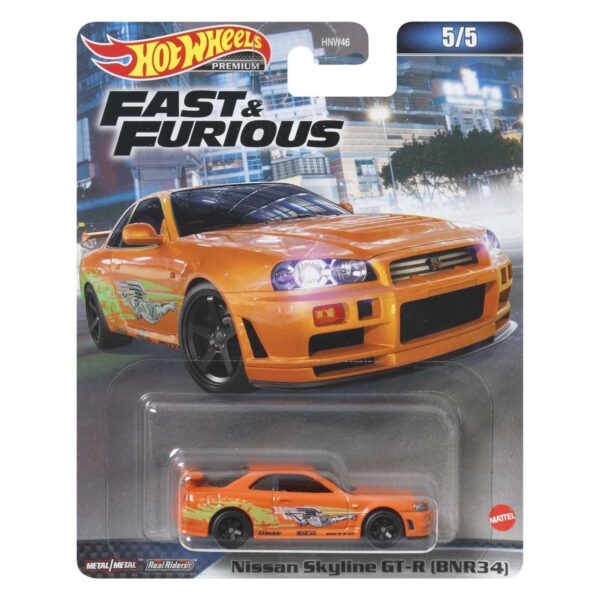 Hot Wheels Cars, Premium Fast & Furious Car for Adult Collectors HNW46 - Image 2