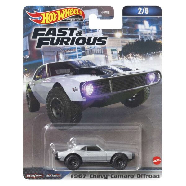 Hot Wheels Cars, Premium Fast & Furious Car for Adult Collectors HNW46 - Image 4