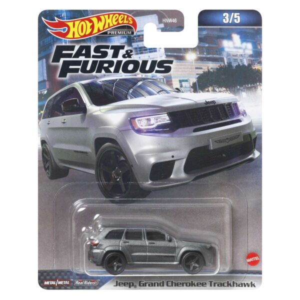 Hot Wheels Cars, Premium Fast & Furious Car for Adult Collectors HNW46 - Image 5