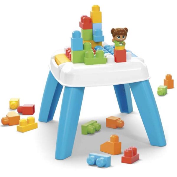 MEGA BLOKS Build N Tumble Activity Table Toy Blocks With 1 Figure HHM99 - Image 5