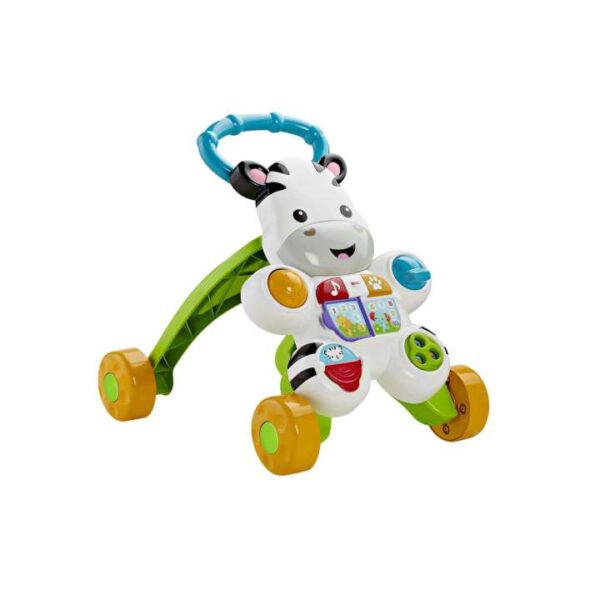 Fisher-Price Learn With Me Zebra Walker, Musical Infant Walking Toy DKH80