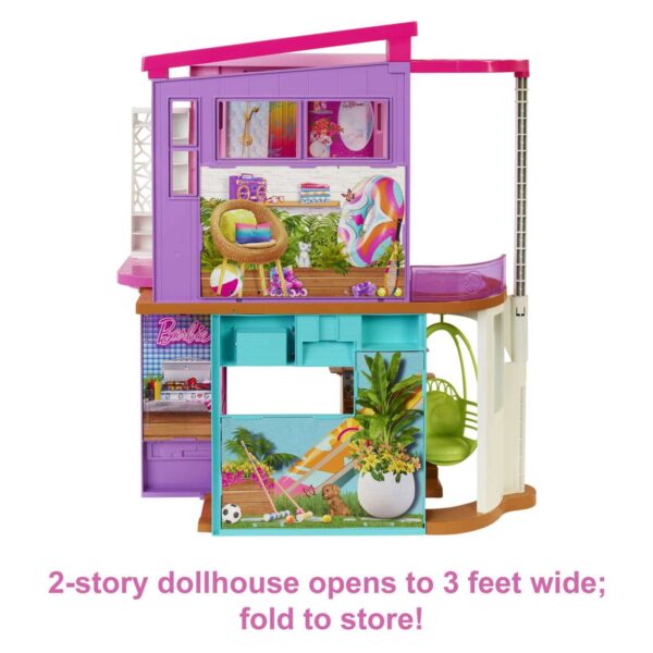 Barbie Vacation House Playset HCD50 - Image 3