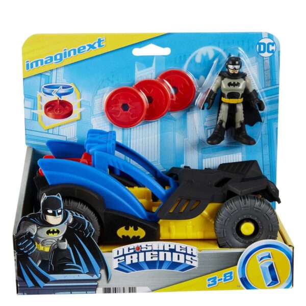 Imaginext DC Super Friends Character Figure & Vehicle Set Collection, Styles May Vary M5649 - Image 4