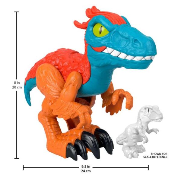 Imaginext Jurassic World Dominion Pyroraptor XL Poseable 10-Inch Dinosaur HKG14 - Image 4