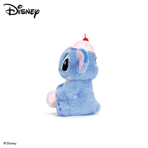 Plush Disney 9" Stitch with Ice Cream - Sitting - Image 2