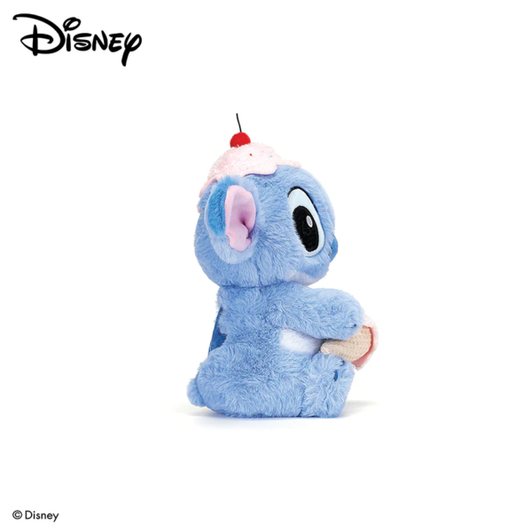 Plush Disney 9" Stitch with Ice Cream - Sitting - Image 4