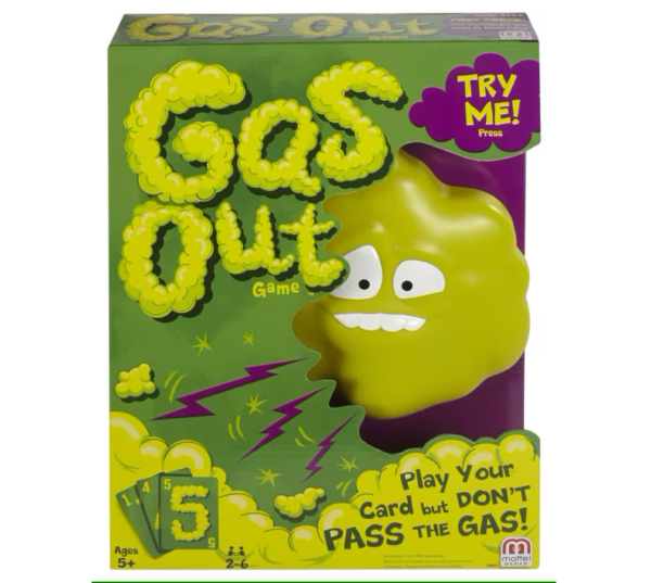Gas Out Kids Game For Family Night With Hilarious Electronic Fart Sounds From A Plastic Gas Cloud DHW40