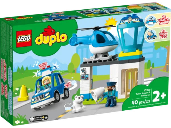 LEGO DUPLO POLICE STATION AND HELICOPTER (10959)