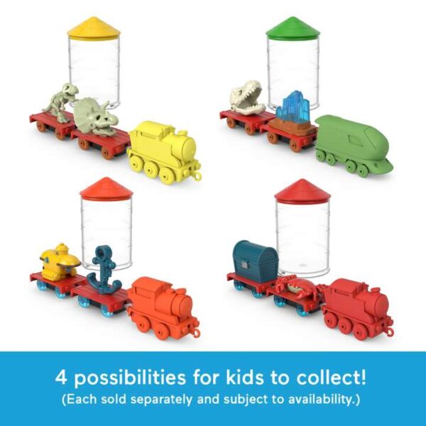 Thomas & Friends Mystery Toy Trains, Collection Of Color Reveal Engines & Surprise Cargo HNP80 - Image 5