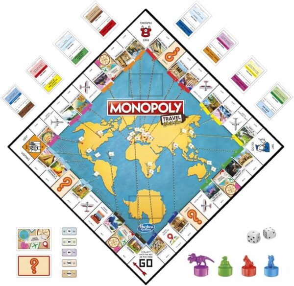 Monopoly Travel World Tour Board Game F40072841 - Image 2