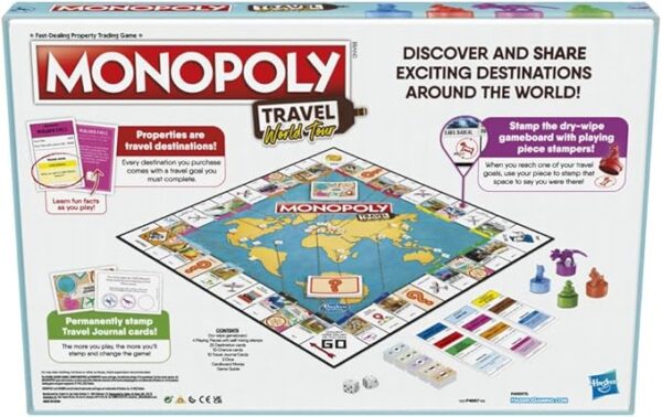 Monopoly Travel World Tour Board Game F40072841 - Image 6