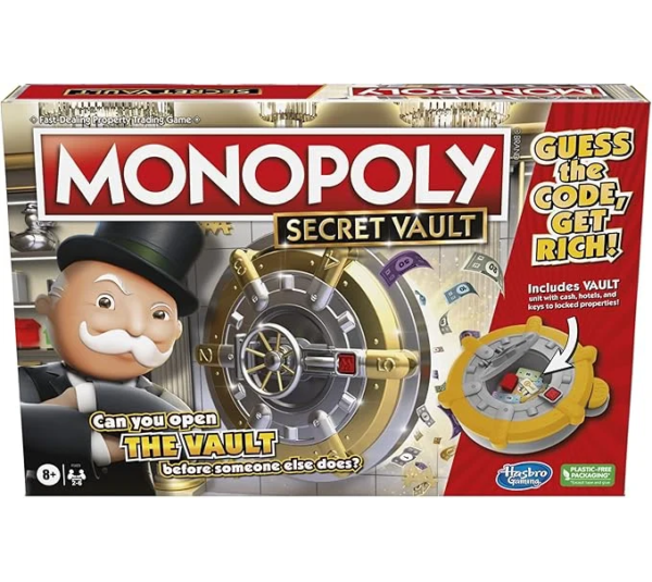 MONOPOLY Secret Vault Board Game F5023