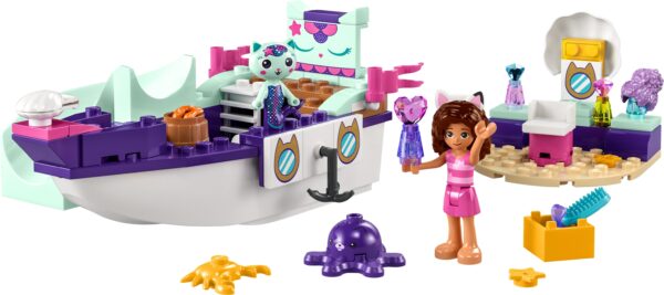 LEGO GABBY’S DOLLHOUSE TOYS GABBY AND MERCATS SHIP AND SPA (10786) - Image 2