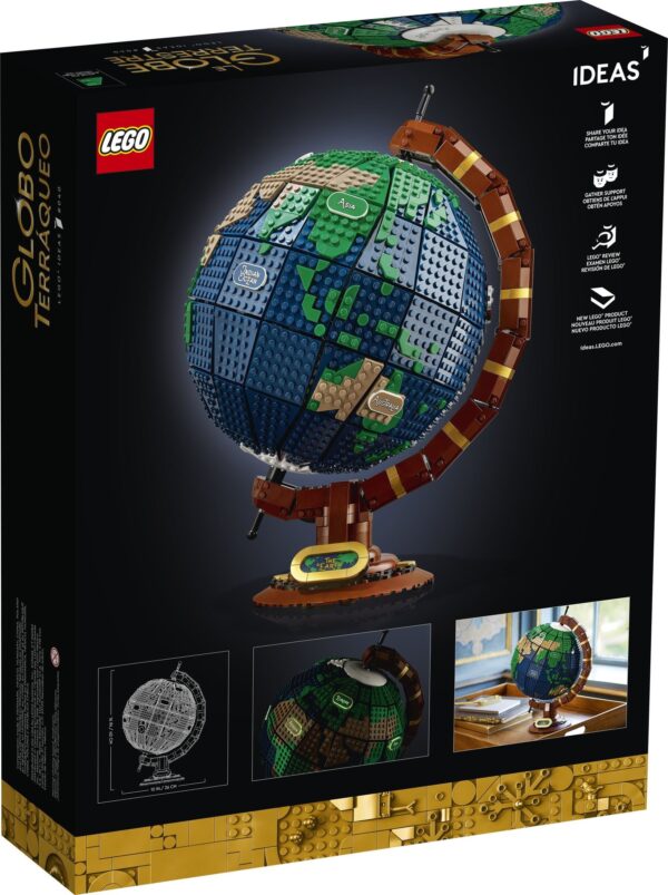 LEGO IDEAS THE GLOBE (21332) - Image 2