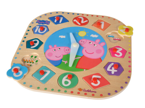 Peppa Pig Teaching Clock Design QSPP003475 - Image 2