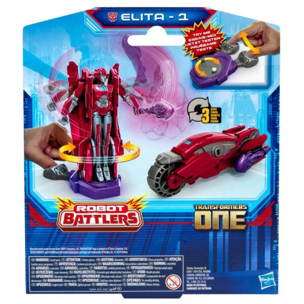 Transformers One Robot Battlers Elita-1, 4.5" Action Figures F9394 - Image 3