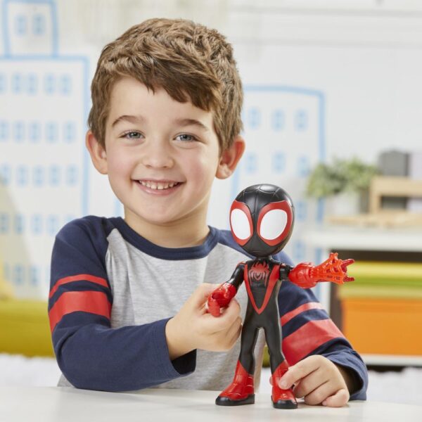 Marvel Spidey and His Amazing Friends Supersized Miles Morales: Spider-Man Action Figure F3988 - Image 7