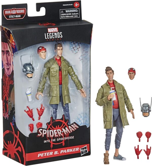 Marvel Legends Series, Peter B. Parker 6" Action Figure, Spider-Man: Into The Spider-Verse F0256 - Image 3