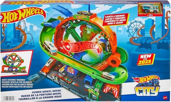 Hot Wheels City Ferris Wheel Whirl Playset HKX46 - Image 6