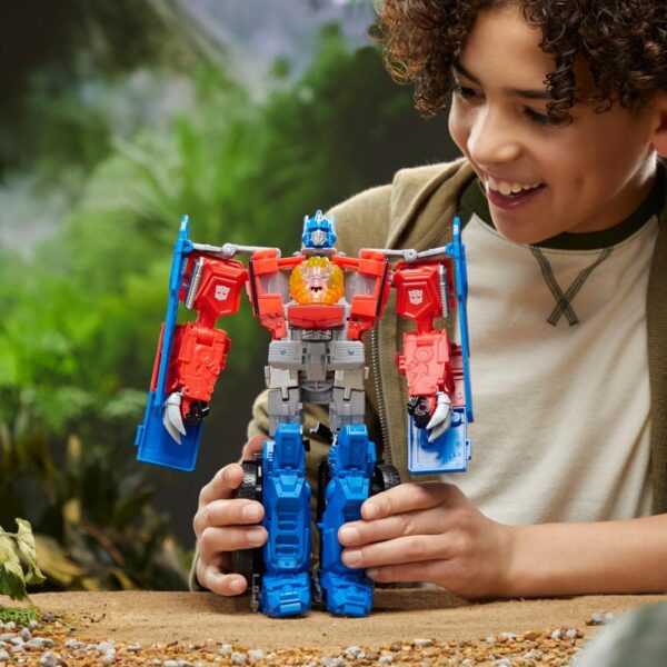 Transformers Toys Transformers: Rise of the Beasts Movie, Beast-Mode Optimus Prime Action Figure F3939 - Image 7