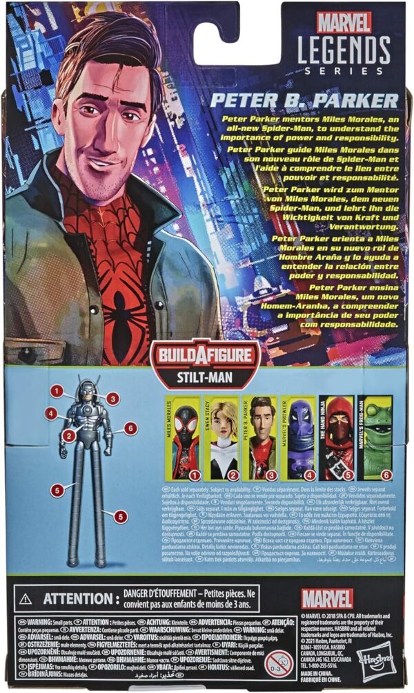 Marvel Legends Series, Peter B. Parker 6" Action Figure, Spider-Man: Into The Spider-Verse F0256 - Image 9