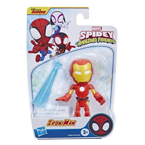 Marvel Spidey and His Amazing Friends Iron Man Action Figure Toy F3998 - Image 2